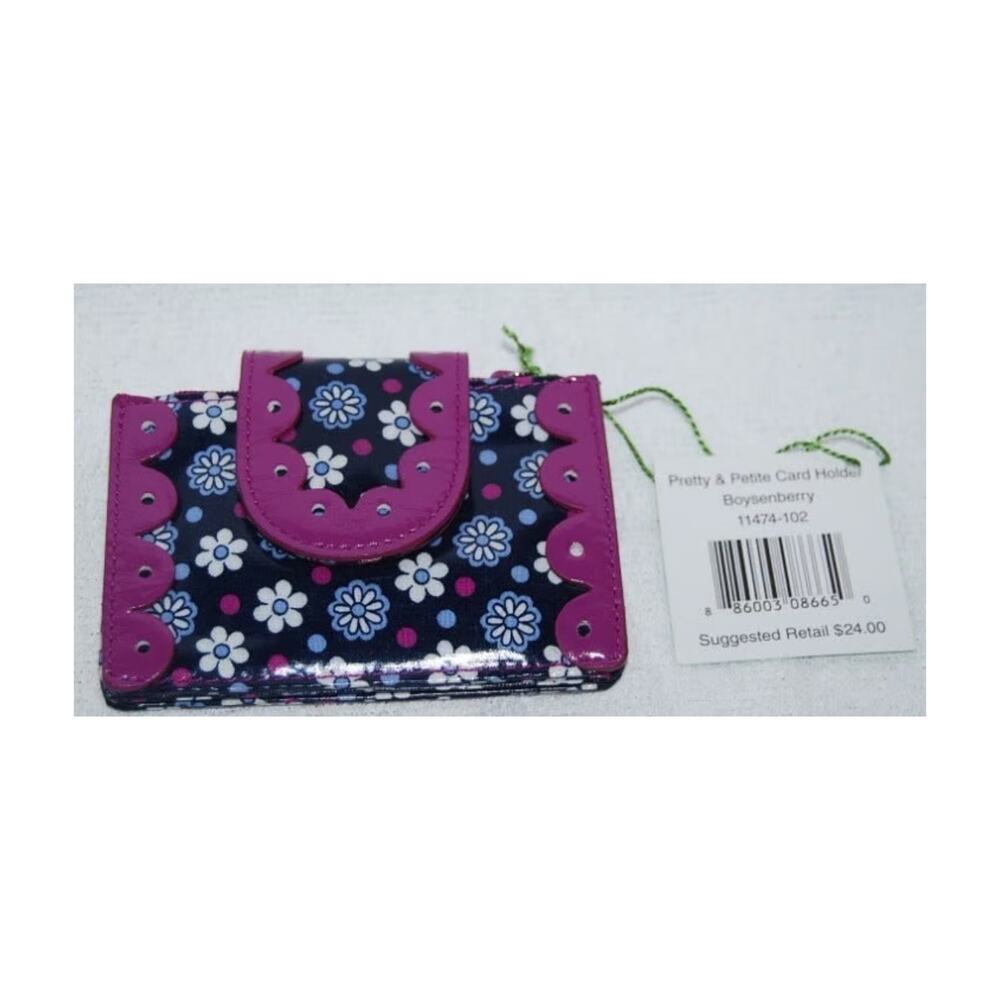 Vera Bradley Pretty Petite Wallet - Boysenberry - Picture 2 of 3